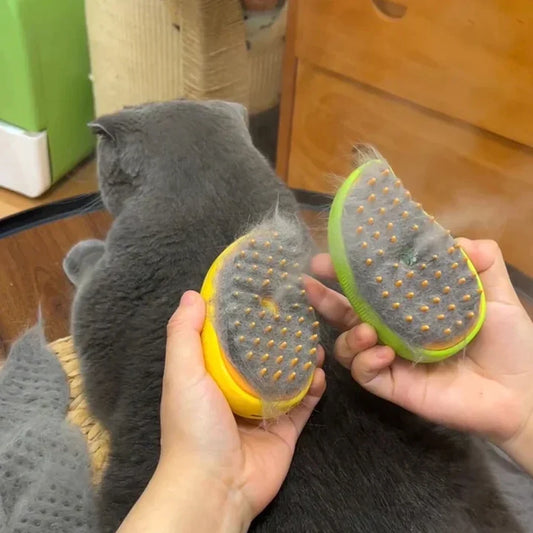 PurrfectGroom Steam Brush