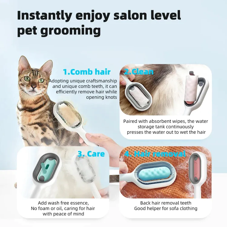 FelineCare - Massaging Cat Grooming Comb